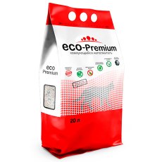Eco Premium Green / Наполнитель Эко Премиум Грин для кошачьего туалета Древесный Сосна Без ароматизатора