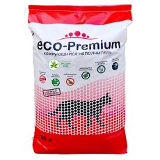 Eco Premium Алоэ / Наполнитель Эко Премиум для кошачьего туалета Древесный Комкующийся с ароматом Алое