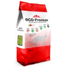 Eco Premium Тутти-фрутти / Наполнитель Эко Премиум для кошачьего туалета Древесный Комкующийся с ароматом Фруктов и ягод