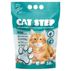 Cat Step Arctic Breeze / Силикагелевый наполнитель Кэт Степ для кошачьего туалета Арктический бриз Cat Step Arctic Breeze / Силикагелевый наполнитель Кэт Степ для кошачьего туалета Арктический бриз