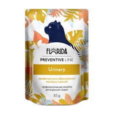 Florida Preventive Line Urinary / Влажный диетический корм Флорида для кошек Профилактика МКБ (цена за упаковку)