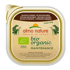 Almo Nature Daily Menu Bio Pate Veal & Vegetables / Паштет Алмо Натюр для собак Био-меню с Телятиной и овощами (цена за упаковку)