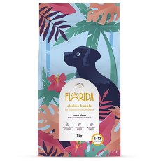 Florida Puppy Medium Breed Chicken & Apple / Сухой корм Флорида для Щенков Средних пород Курица яблоко