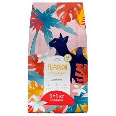 Florida Cat Adult Chicken & Apple / Сухой корм Флорида для взрослых кошек Курица яблоко