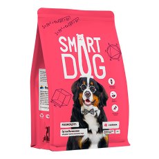 Smart Dog / Сухой корм Смарт Дог для взрослых собак Крупных пород с Ягненком