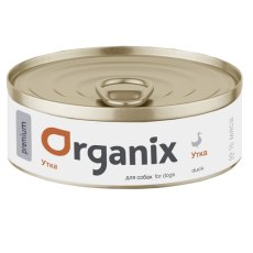 Organix Premium / Консервы Органикс для собак 99% мяса с Уткой (цена за упаковку)
