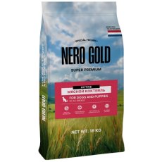 Nero Gold / Сухой корм Неро Голд для активных собак и щенков всех пород Мясной коктейль Nero Gold / Сухой корм Неро Голд для активных собак и щенков всех пород Мясной коктейль