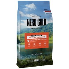 Nero Gold / Сухой корм Неро Голд для взрослых кошек и котят Лосось с овощами