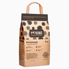 NAPKINS / Впитывающий Наполнитель Напкинс  с активированным углем для кошачьего туалета