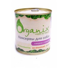 Organix Консервы для собак c Говядиной и печенью (цена за упаковку)