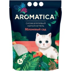 AromatiCat / Наполнитель Ароматикэт для кошачьего туалета Силикагелевый Яблоневый сад