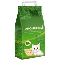 AromatiCat / Наполнитель Ароматикэт для кошачьего туалета Древесный без запаха