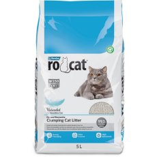 Ro Cat Unscented for Sensitive / Комкующийся наполнитель Ро Кэт без пыли Натуральный