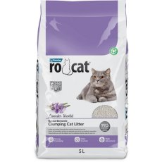 Ro Cat Lavender Scented / Комкующийся наполнитель Ро Кэт без пыли с ароматом Лаванды