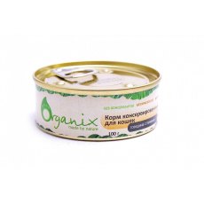 Organix Консервы для кошек Говядина с печенью (цена за упаковку)