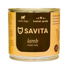 Savita / Влажный корм Консервы Савита для собак Ягненок (цена за упаковку)