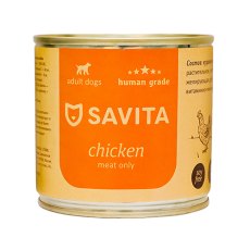 Savita / Влажный корм Консервы Савита для собак Курица (цена за упаковку)