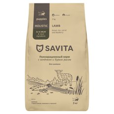 Savita Puppies Lamb / Сухой корм Савита для Щенков с Ягненком и бурым рисом