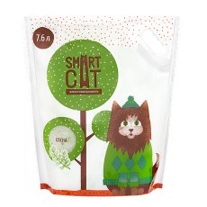 Smart Cat / Наполнитель Смарт Кэт для кошек Силикагелевый аромат Сосны