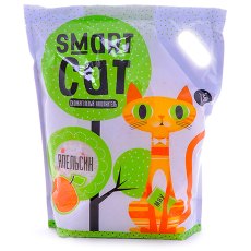 Smart Cat / Наполнитель Смарт Кэт для кошек Силикагелевый аромат Апельсина