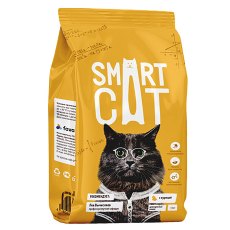 Smart Cat / Сухой корм Смарт Кэт для взрослых кошек с Курицей