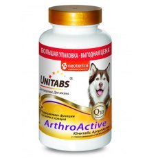 Unitabs ArthroActive c Q10 / Витаминно-минеральный комплекс Юнитабс для собак при болезнях Суставов