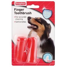 Beaphar Finger Toothbrush / Зубная щетка Беафар для собак на Палец Двойная