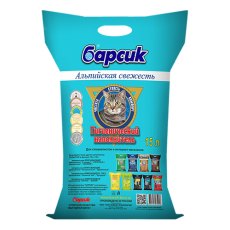 Барсик / Наполнитель для кошачьего туалета "Альпийская Свежесть" впитывающий