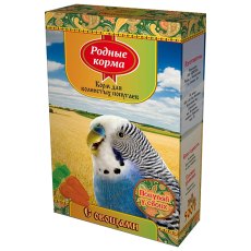 Родные Корма / Корм с Овощами для Волнистых попугаев Родные Корма / Корм с Овощами для Волнистых попугаев