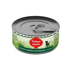 Родные Корма / Консервы Мясное угощение для Щенков с Потрошками (цена за упаковку) Родные Корма / Консервы Мясное угощение для Щенков с Потрошками (цена за упаковку)