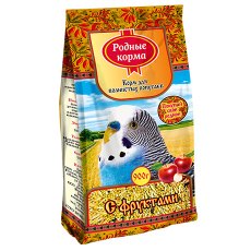 Родные Корма / Корм с Фруктами для Волнистых попугаев