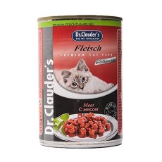 Dr.Clauder's / Консервы Доктор Клаудерс для кошек Кусочки в соусе с Мясом (цена за упаковку)