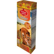 Родные Корма / Лакомые палочки для Грызунов Медово-яичные Родные Корма / Лакомые палочки для Грызунов Медово-яичные