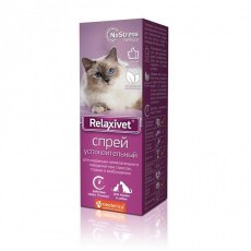 Relaxivet / Спрей Успокоительный Релаксивет при Стрессах Страхах и Возбуждении у кошек и собак Relaxivet / Спрей Успокоительный Релаксивет при Стрессах Страхах и Возбуждении у кошек и собак