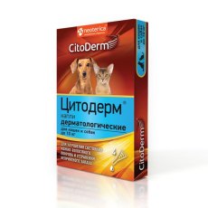 CitoDerm / Капли Цитодерм Дерматологические для кошек и собак весом до 10 кг CitoDerm / Капли Цитодерм Дерматологические для кошек и собак весом до 10 кг