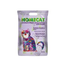 Homecat / Силикагелевый наполнитель Хоумкэт для кошачьего туалета аромат Лаванда Homecat / Силикагелевый наполнитель Хоумкэт для кошачьего туалета аромат Лаванда
