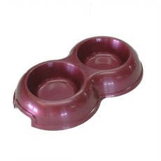 Homepet / Миска Хоумпет для животных Двойная 2 х 200 мл Homepet / Миска Хоумпет для животных Двойная 2 х 200 мл