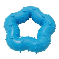 Homepet TPR / Игрушка Хоумпет для собак Звезда с рисунком Лапки