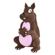 Homepet / Игрушка Хоумпет для собак Белка с пищалкой латекс