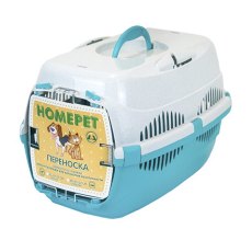 Homepet / Переноска Хоумпет для животных Бирюзово-белая