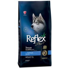 Reflex Plus Medium Large Breed Adult Salmon / Сухой корм Рефлекс Плюс для взрослых собак Средних и Крупных пород с Лососем