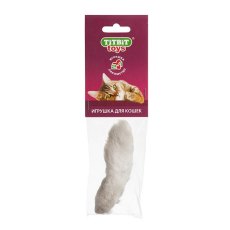 Titbit Toys 2in1 / Игрушка Титбит для кошек Лапка Пушистая для Игр и Чистки зубов