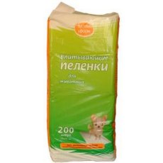 Чистый хвост / Впитывающие пеленки для животных 33 х 45 см Чистый хвост / Впитывающие пеленки для животных 33 х 45 см