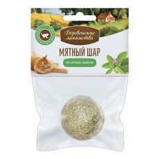 Деревенские лакомства / Мятный шар для кошек Деревенские лакомства / Мятный шар для кошек