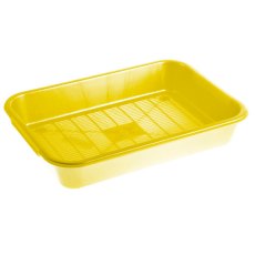 Homecat Atlantis / Лоток Хоумкэт для кошек с сеткой желтый перламутр