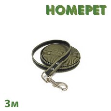 Homepet / Поводок Хоумпет для собак Брезентовый с ручкой и карабином