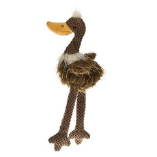 Homepet / Игрушка Хоумпет для собак Утка плюшевая с пищалкой