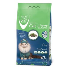 Van Cat Pine / Комкующийся наполнитель Ван Кэт для кошачьих туалетов Без пыли с ароматом Соснового леса