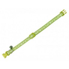 Nobby / Ошейник Ноби для кошек Сердечки Нейлоновый с безопасным замком и бубенчиком