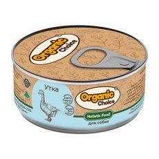Organic Сhoice / Влажный корм Консервы Органик Чойс для собак 100 % Утка (цена за упаковку)